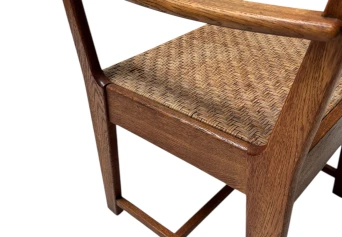 Two Modernist Art Deco Armchairs by Bas van Pelt for My Home, 1930s